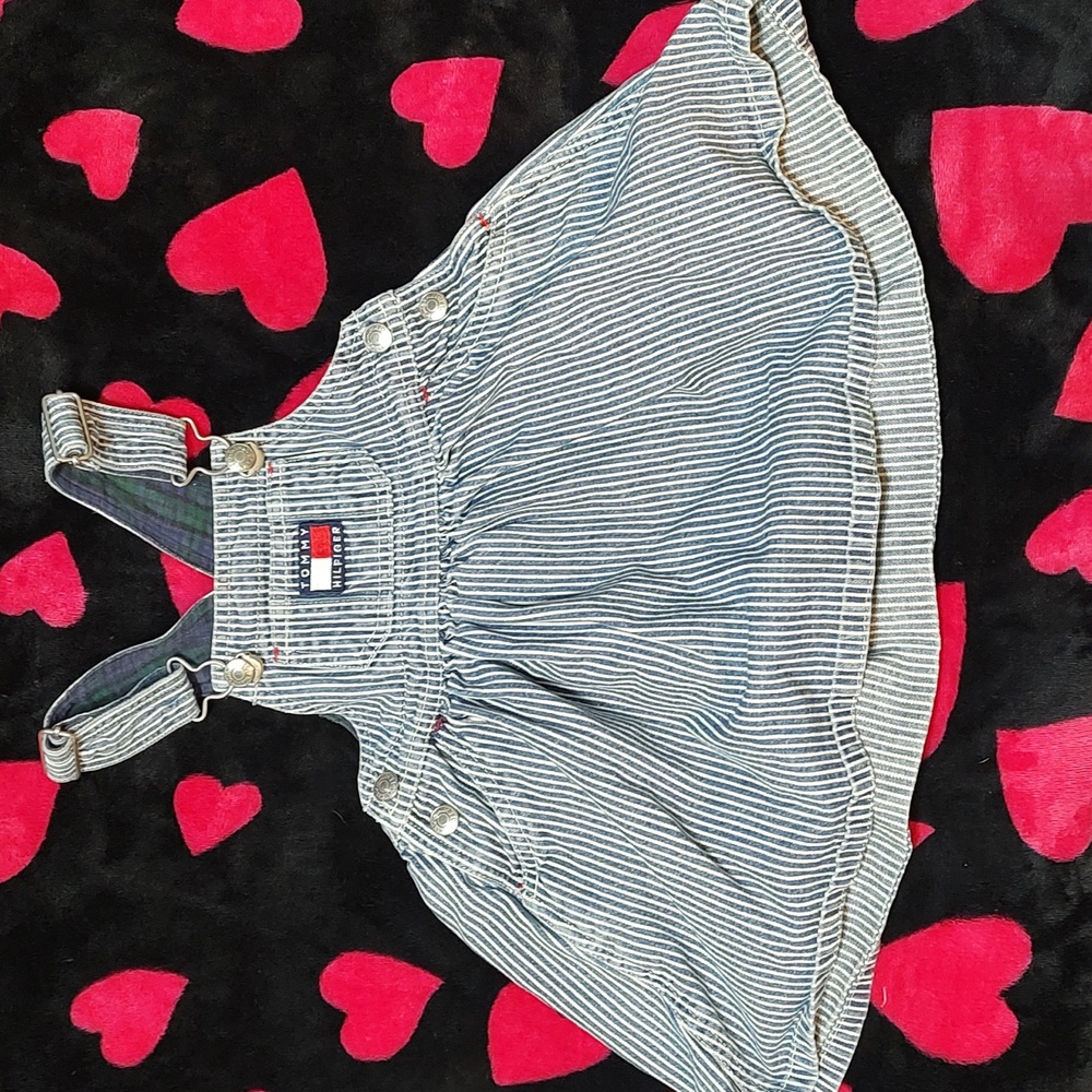Girl's 18-24mo Tommy Hilfiger Denim Overall Dress